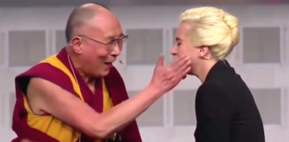 Dalai Lama Lady Gaga